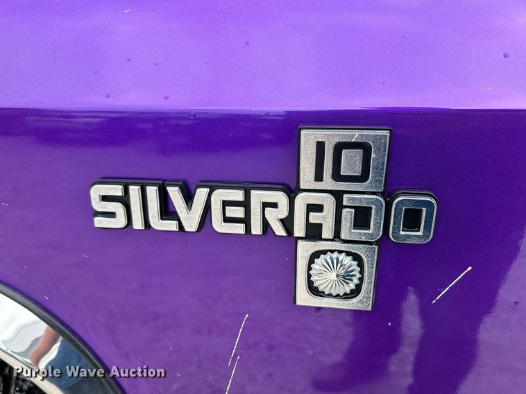 image for item EK3665 1987 Chevrolet Silverado 10 pickup truck