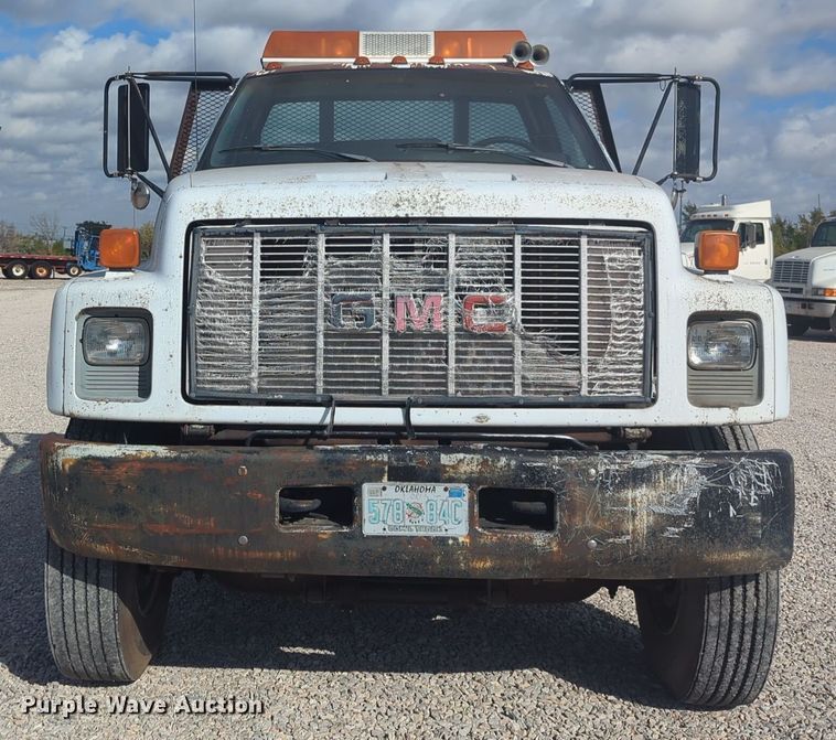 image for item EQ2414 1991 GMC Topkick rollback truck