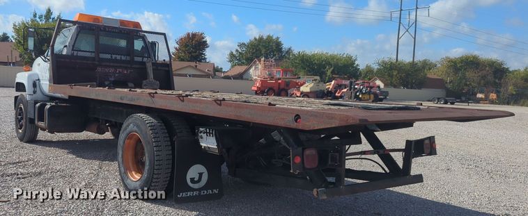 image for item EQ2414 1991 GMC Topkick rollback truck