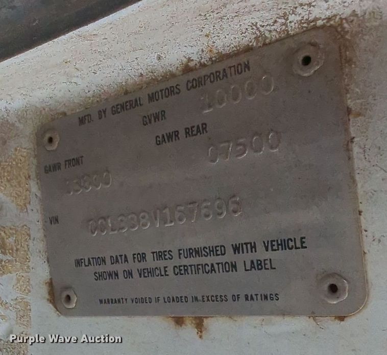 image for item EQ2424 1978 Chevrolet bucket truck