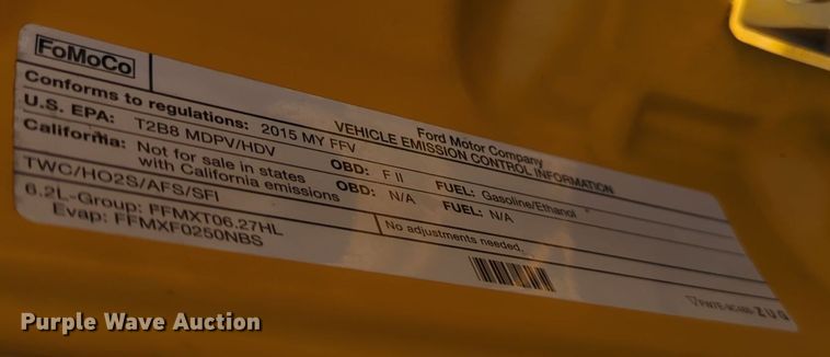 image for item ER4511 2015 Ford F350 Super Duty utility bed pickup truck