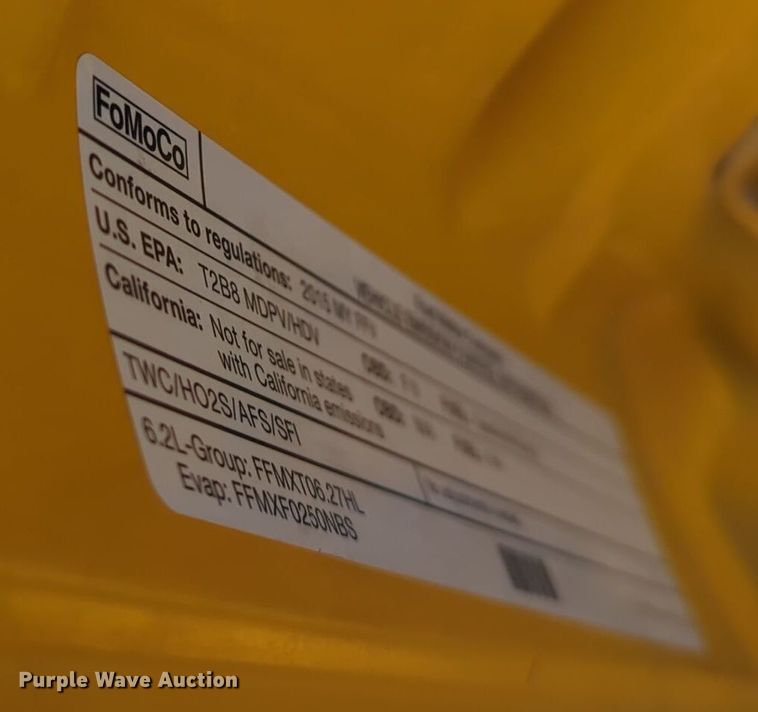 image for item ER4516 2015 Ford F350 Super Duty utility bed pickup truck