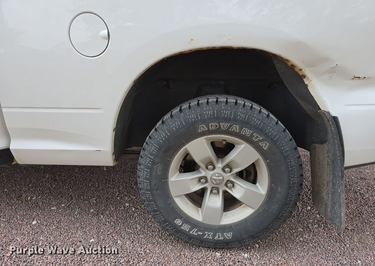 image for item LW9957 2014 Dodge Ram 1500 Quad Cab pickup truck