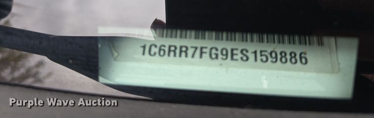 image for item LW9957 2014 Dodge Ram 1500 Quad Cab pickup truck