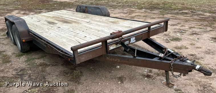 image for item MS9983 2007 Maxey utility trailer