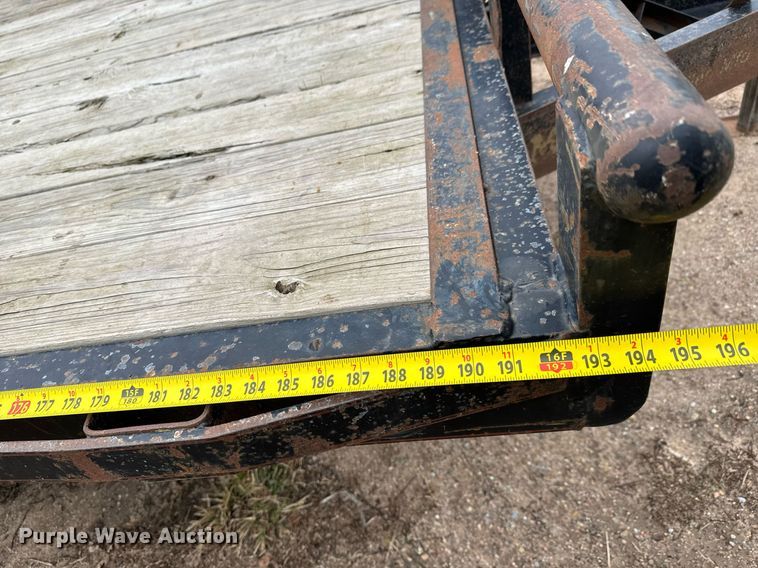 image for item MS9983 2007 Maxey utility trailer