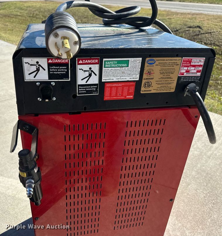 image for item MS9989 Hunter  RX9L-PS-P-9K Wheel alignment lift