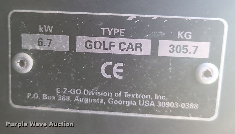 image for item OH9353 EZGO golf cart