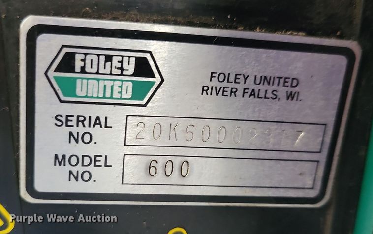 image for item OH9356 Foley United 600 reel blade sharpener