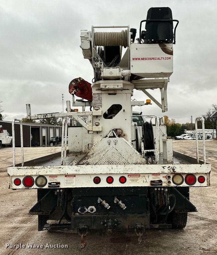 image for item DL0484 2015 Ford F750 Super Duty digger derrick truck