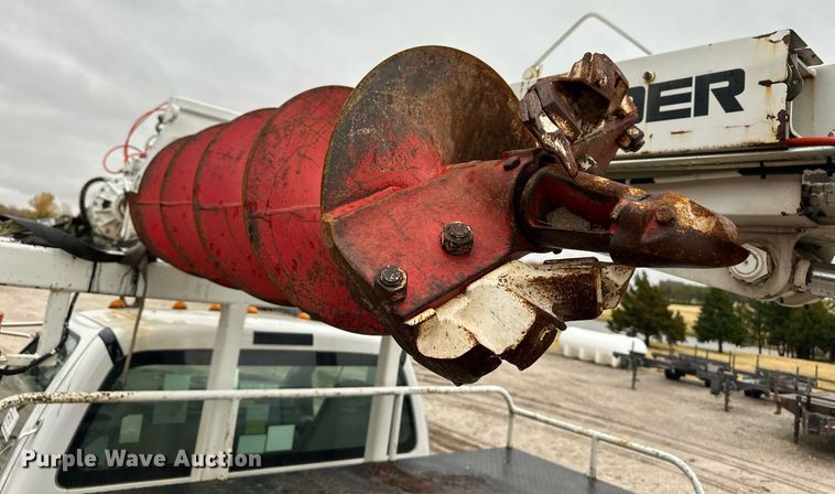 image for item DL0484 2015 Ford F750 Super Duty digger derrick truck