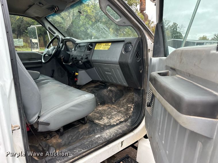 image for item DL0484 2015 Ford F750 Super Duty digger derrick truck