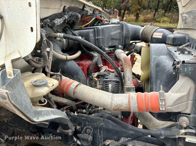 image for item DL0484 2015 Ford F750 Super Duty digger derrick truck