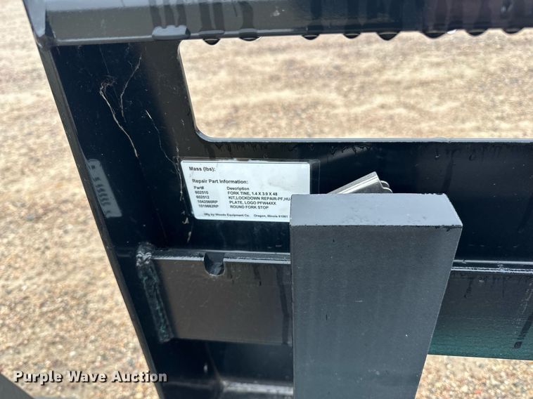 image for item DN0841 Kioti PFW4448S skid steer forks