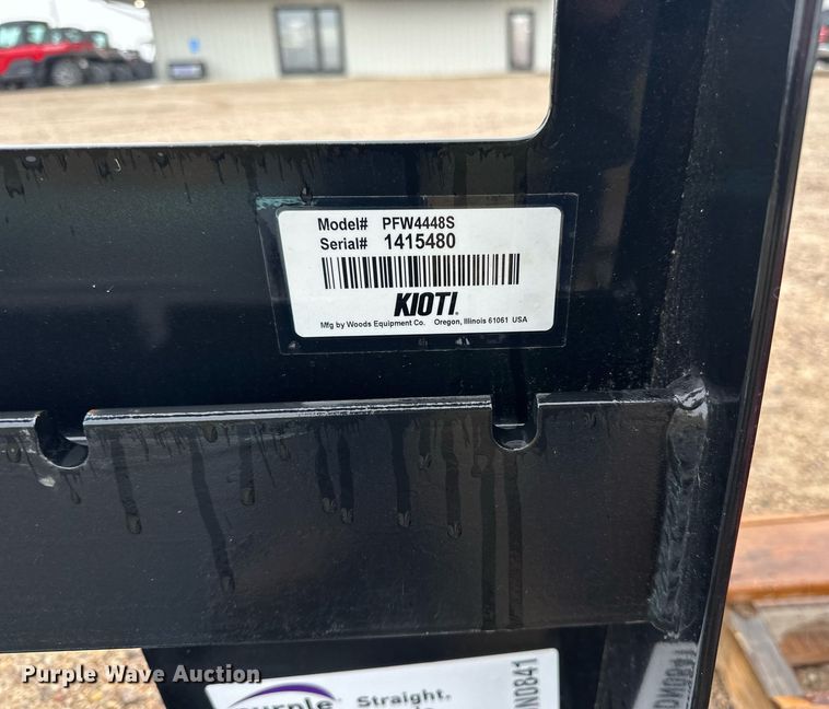 image for item DN0841 Kioti PFW4448S skid steer forks