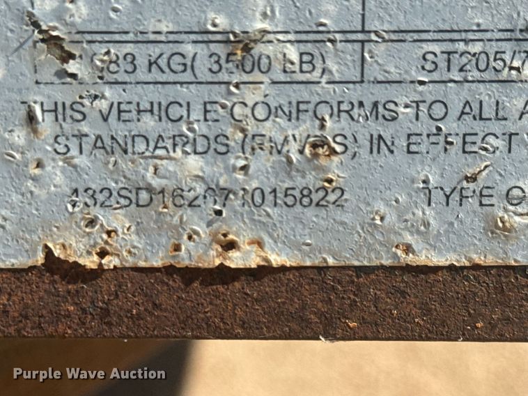 image for item DO1753 2007 Falcon Trailerworks generator