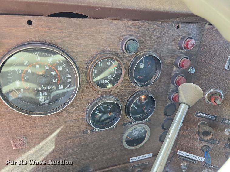 image for item DO1763 1981 Autocar winch truck