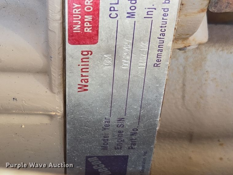 image for item DO1763 1981 Autocar winch truck