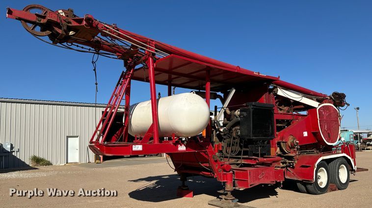 image for item DO1765 Cable tool drilling rig trailer