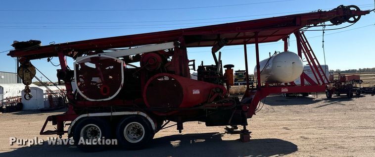 image for item DO1765 Cable tool drilling rig trailer