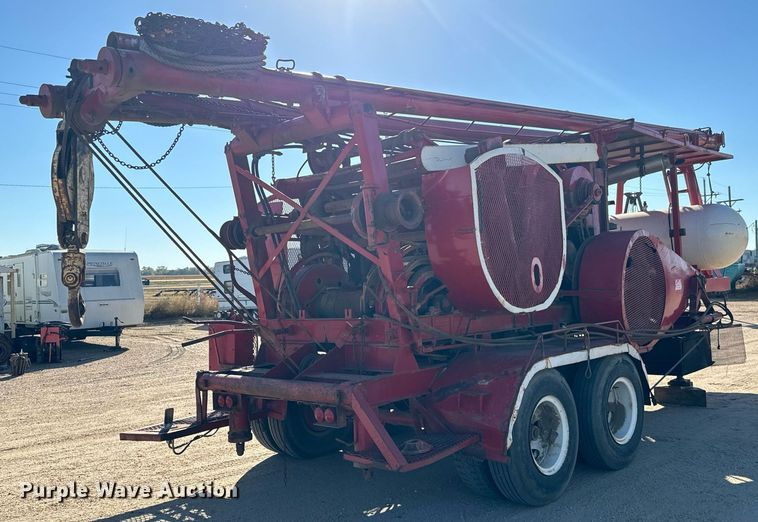 image for item DO1765 Cable tool drilling rig trailer