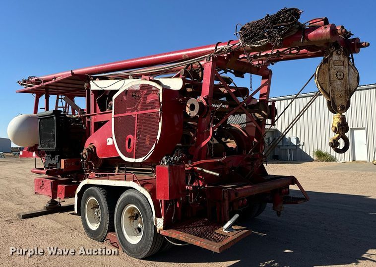 image for item DO1765 Cable tool drilling rig trailer