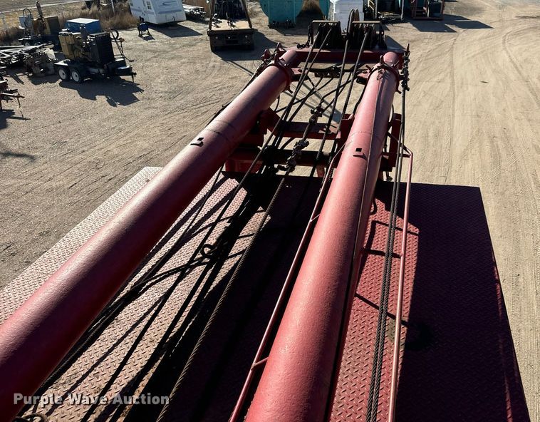 image for item DO1765 Cable tool drilling rig trailer