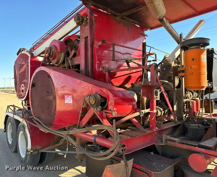 image for item DO1765 Cable tool drilling rig trailer