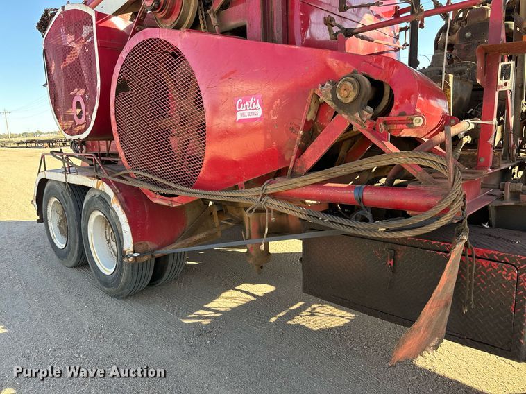 image for item DO1765 Cable tool drilling rig trailer