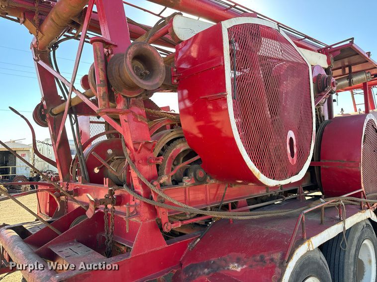 image for item DO1765 Cable tool drilling rig trailer