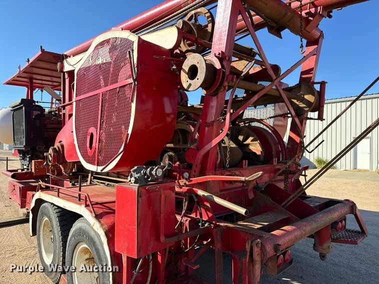 image for item DO1765 Cable tool drilling rig trailer