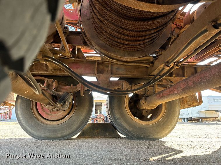 image for item DO1765 Cable tool drilling rig trailer