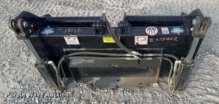 image for item DO7610 Blue Diamond compact skid steer grapple bucket