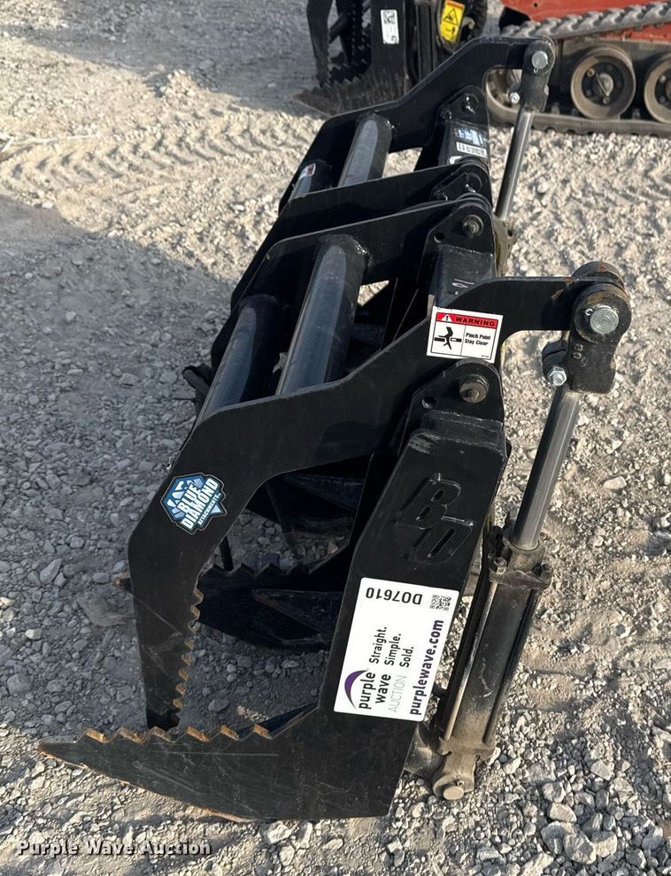 image for item DO7610 Blue Diamond compact skid steer grapple bucket