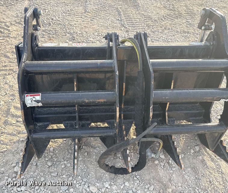image for item DO7610 Blue Diamond compact skid steer grapple bucket