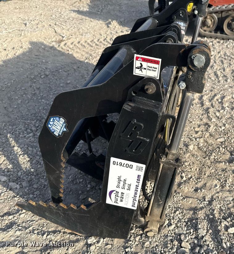 image for item DO7610 Blue Diamond compact skid steer grapple bucket