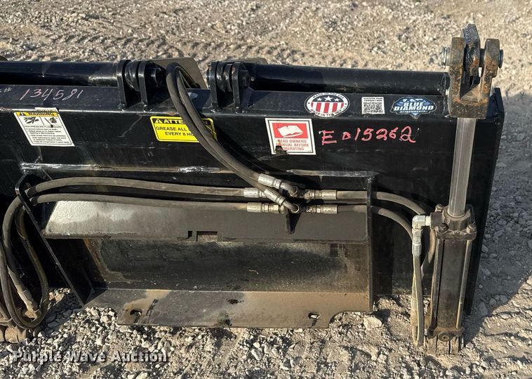 image for item DO7610 Blue Diamond compact skid steer grapple bucket