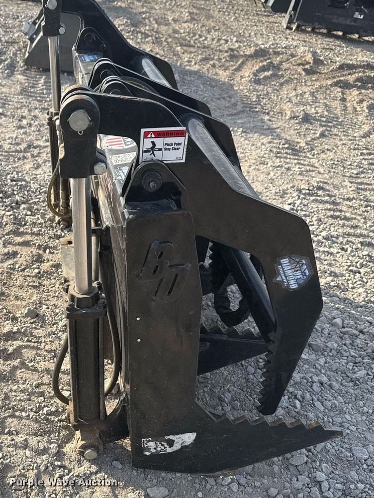 image for item DO7610 Blue Diamond compact skid steer grapple bucket