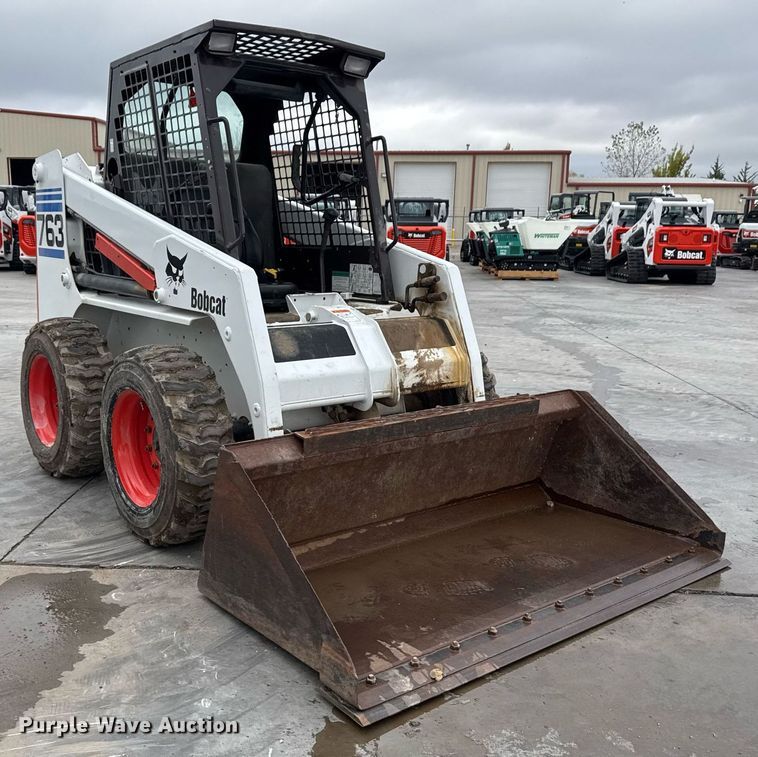 image for item DO7624 1998 Bobcat 763 skid steer loader