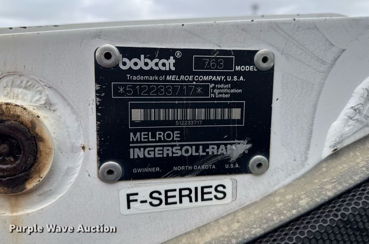 image for item DO7624 1998 Bobcat 763 skid steer loader