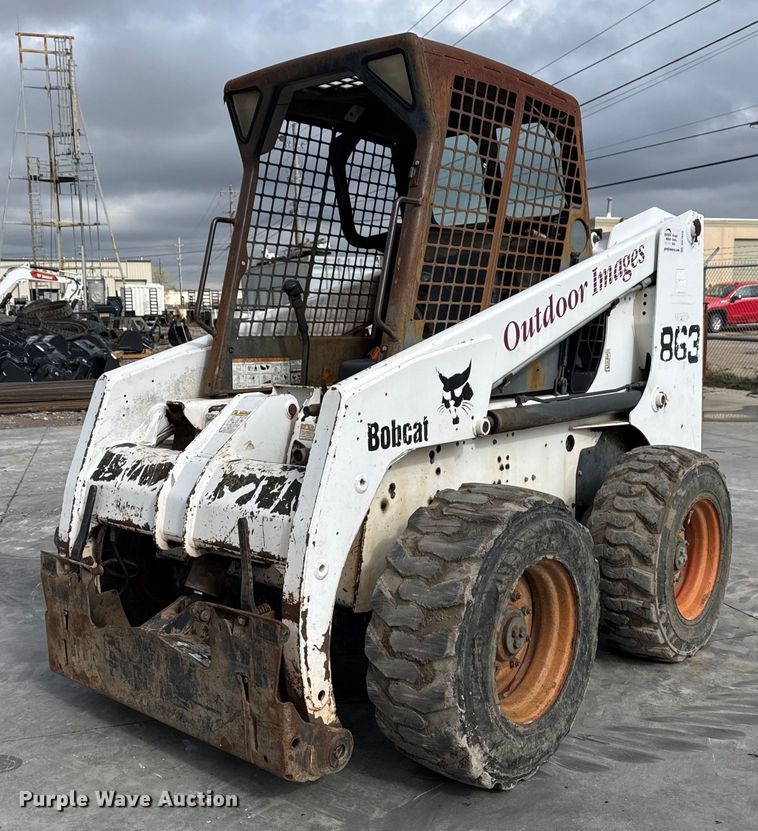 image for item DO7625 2001 Bobcat 863 skid steer loader