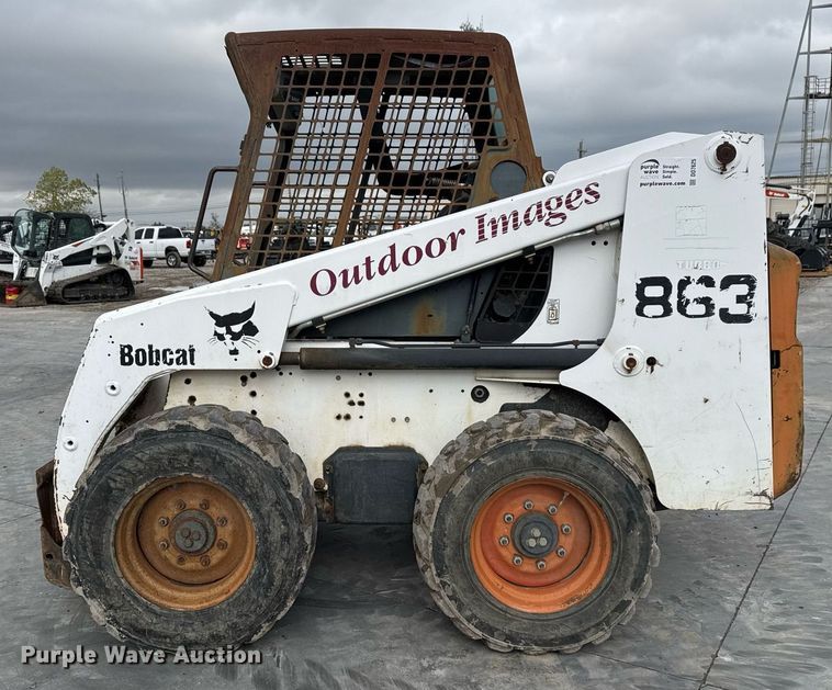 image for item DO7625 2001 Bobcat 863 skid steer loader