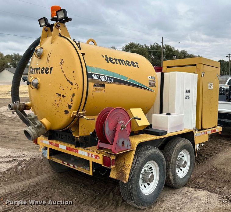 image for item DQ3178 2008 Vermeer PMD 550 SDT vacuum excavator