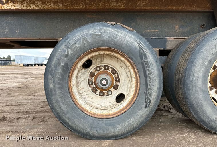 image for item DQ3182 1986 Shop built end dump trailer