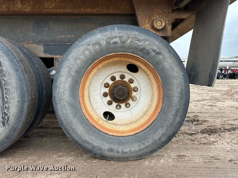 image for item DQ3182 1986 Shop built end dump trailer