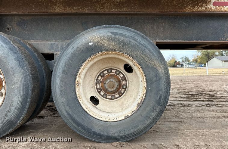 image for item DQ3182 1986 Shop built end dump trailer