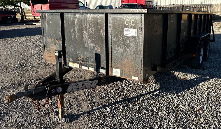 image for item DS3143 2016 Maxey equipment trailer