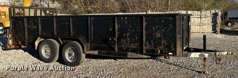 image for item DS3143 2016 Maxey equipment trailer