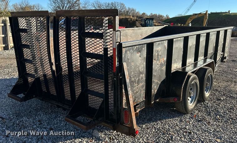 image for item DS3143 2016 Maxey equipment trailer