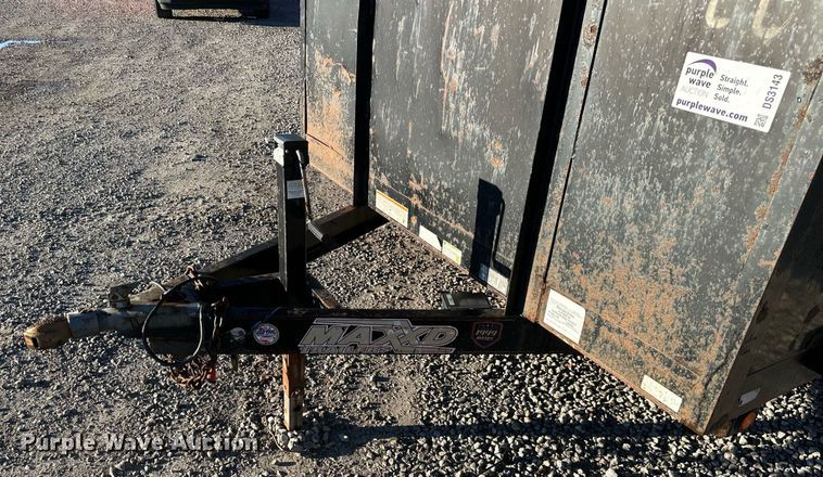 image for item DS3143 2016 Maxey equipment trailer